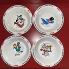 Vintage 1995 Kelloggs Cereal Bowls 4 Pc Set Tony Corn Flakes Snap Crackle Sam