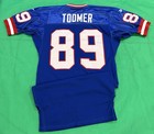 Amani Toomer  81 Team Issued game Used 1996 New York Giants Reebok Jersey 42