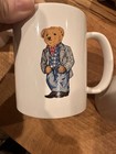 Ralph Lauren Polo Bear Mugs 1997 Set Of Four