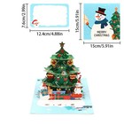 3d Pop   up Christmas Tree Card With Swingable Ornaments Complete Accessory Kit