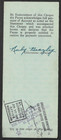 1949 Newfoundland War Savings Certificates Redemption Cheque Bom Ruby Beazley