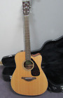 Yamaha Fgx800c Solid Top Cutaway Acoustic-electric Guitar Gloss Natural Finish