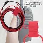 2x Dc Power Cable Cord For Mototrbo Gm388 Gm3188 Gm950 Mobile Radio As Hkn4137a