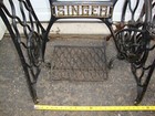 1902 Antique Singer Treadle Sewing Machine Cast Iron Table Base