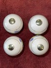 Vintage Porcelain   Brass Antique Floral Bed Post Finials lot Of 4 Antique Knob