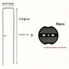 100-1000 Galvanized Landscape Staples 11 Gauge Garden Stakes Fabric Yard Pins Us