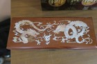 Lot Of 2 Vintage Wooden Inlay Jewelry Box Shanghai China
