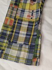Vintage 1970s Toddler Striped Patchwork Style Pants Handmade Size  2t