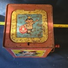 Mattel Vintage 1957 Clown Jack-in-the-box Wind-up Tin Toy Mpn 659