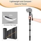 69-inch Carbon Fiber Monopod For Dslr Cameras - 32mm Tube Unipod Stick  Light   