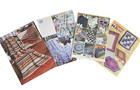 Crocheted Scraps Afghans Rugs Bags Granny Rugs Patterns 4 Leaflets Easy Crochet