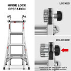 17ft Little Giant Ladder Folding Extension Stepladder Aluminum Multi-use Ladder
