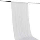 5 Ft X 10 Ft White 4-way Stretch Spandex Divider Backdrop Curtain Party Wedding