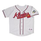 Deion Sanders Atlanta Braves 1992 World Series Grey Road Jersey Men s  s-3xl 