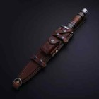 17    Arkansas Toothpick Custom Handmade D2 Steel Hunting Dagger Knife With Sheath