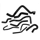 9pcs Silicone Auto Radiator Hose Kit  Coolant Pipe Car Radiator Hoses For Black