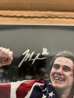Jack Hughes Usa Autographed 8x10 Olympics Gold Broken Tooth Fanatics Coa Auto