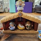 Fisher Price Little People Nativity Set Manger Scene 15 Piece Set 2002 Mattel
