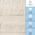 Luxury Bath Towels - Cotton Hotel Spa  27x54 4 pk Ivory Super Absorbent 700gsm