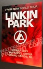 Linkin Park 2025 From Zero Tour Show Promo Poster Grand Rapids 5 1 Concert Event