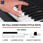 M-audio Hammer 88 Usb Midi Keyboard Controller W 88 Hammer Action Piano Keys