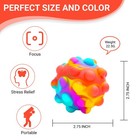 Radbizz Push Pop Bubble Fidget Sensory Toy Ball - For Autism  Stress  Anxiety -