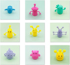 20 Piece Monster Finger Puppets Stretchy Fidget Toys Soft Rubber Role Playing