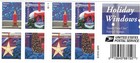 Usps Contemporary Christmas  Holiday Windows 2016 Forever Stamps - Booklet Of 20