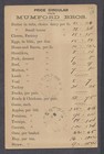 Nova Scotia 1880 Postal Card Greenville Station To Wallace Bridge Food Pricelist