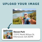 Personalized Return Address Labels  upload Your Photo  2 5 X 0 75 Inch  White 