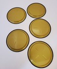 Lot Of 5 Vintage  1993  Coca Cola 3 5  Collectible Metal Coasters