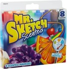 Mr  Sketch Scented Markers     Assorted Colors  Set Of 8     Chisel Tip     Non-toxic