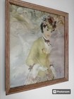 John Frederick Lloyd Strevens In The Park Vintage Print Framed Signed 1960 s