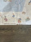 Vintage 1993 Baby Nursery Quilt Panel Beatrix Potter Abc Frederick Warne 35x45