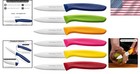 Kitchen Paring Knife Set 6 Pieces Stainless Steel Vegetable Fruit Knives