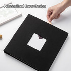 Large Photo Album Self Adhesive With Picture Display Window  Diy Scrapbook Album