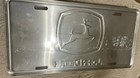 John Deere Vintage Yellow License Plate Frame Farm Tractor Nip Country Farmers