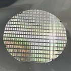 4 Inch Silicon Wafer With Highly Iridescent Die  Scratches  As Pictured
