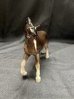 Vintage Clover Japan Porcelain Brown Horse Figurine 7   x9 5   