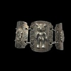 Antique Primitive Peruvian Silver Bracelet Mexicanprimitive Style South American