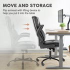 Office Leather Chair Ergonomic Computer Desk Task High Back Executive Swivel