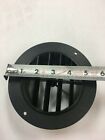 4  Black Round Rotaire 5 1 2 Face Grille Heat Ac Air Duct Outlet Vent 3840bk Rv 