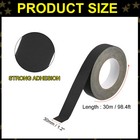 Acetate Roll Cloth Adhesive Tape  1 2in X 98ft Black Electrical Tape