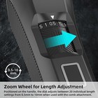 Beard Trimmer For Men     Professional Cordless Waterproof Hair Clippers  Black 