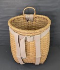 Vintage  Antique  Adirondack Trapper Hunting Basket Backpack 18  Tall Beautiful