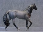 Breyer   Blue Roan Quarter Horse   Mountain Ranch Set Stablemate Model Horse