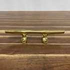 10 Inch Solid Brass Boat Cleat