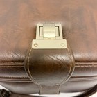 Vintage Brown Leatherette Camera Case W  Inserts   Hard Case With Strap
