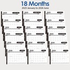 22x17 Large Desk Calendar 2025-2026  From January 2025 To June 2026 With To Do