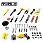 Kids Pretend Play Tool Set Workbench Children Tool Bench 64-piece Set Gift 